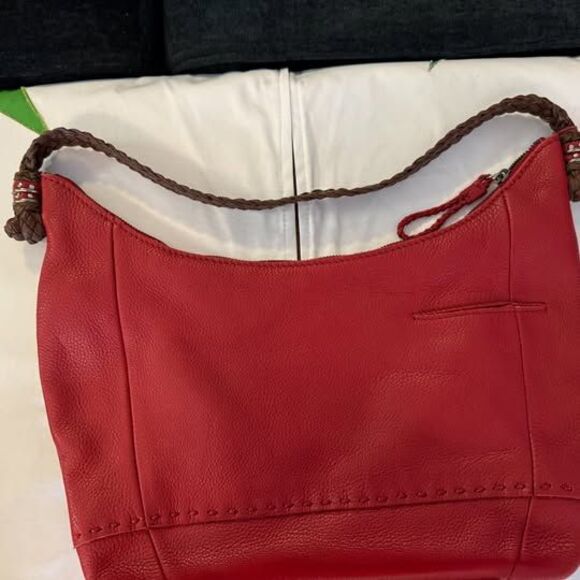 Handbags - The SAK red leather bag handbag purse